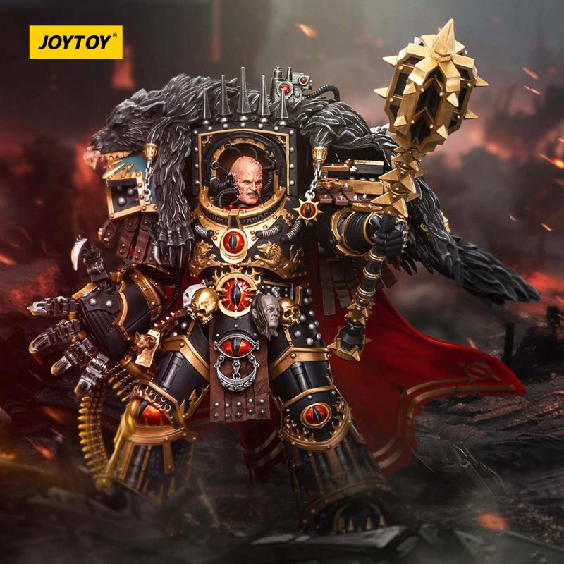 Boneco de ação JOYTOY Warhammer 40k Horus Heresy Warmaster Horus